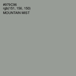 #979C96 - Mountain Mist Color Image